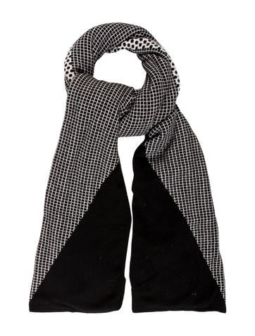 Chinti and Parker Cashmere Geometric Shawl
