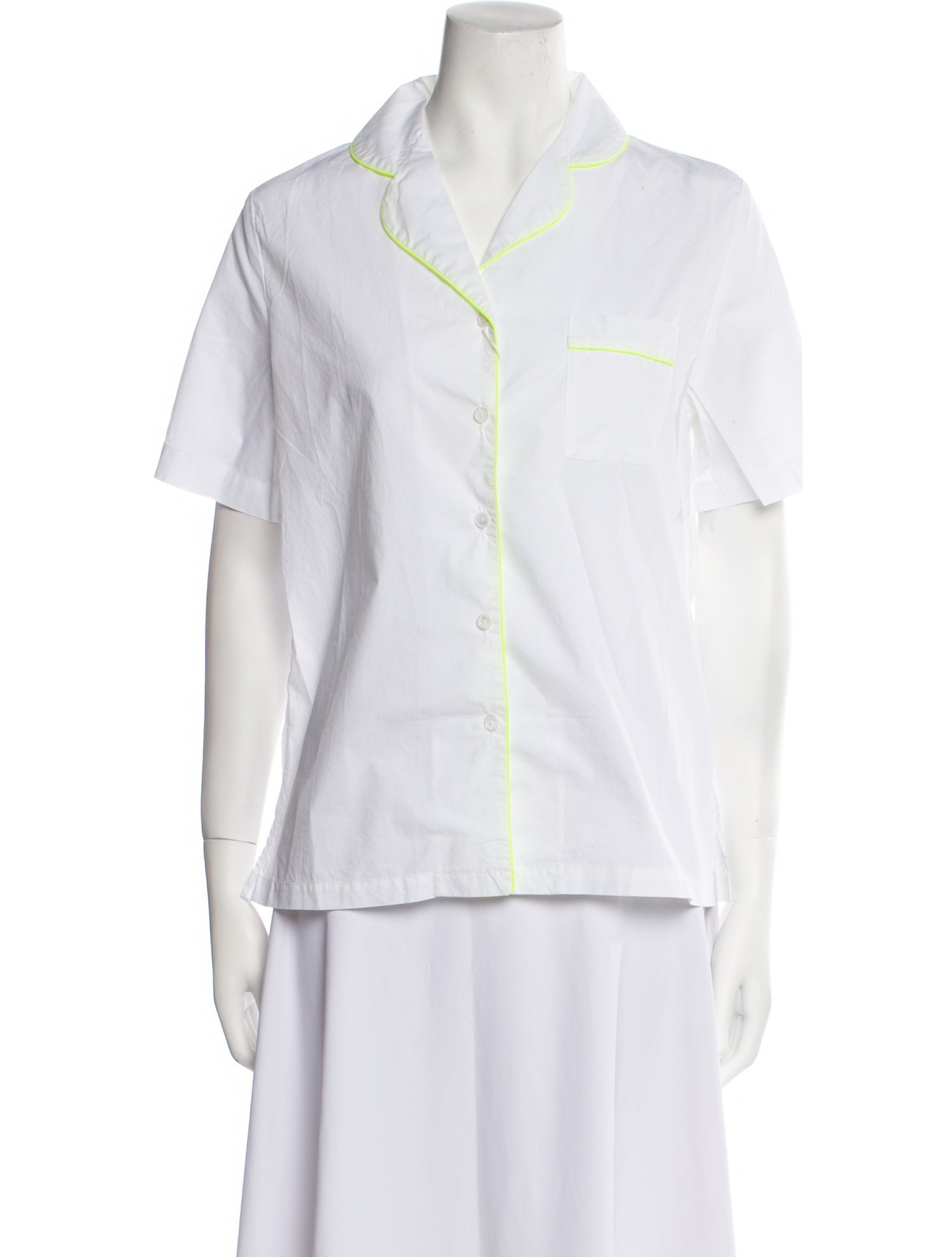 Chinti and Parker Short Sleeve Button-Up Top w/ Tags