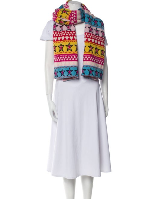 Chinti and Parker Lambswool Printed Scarf