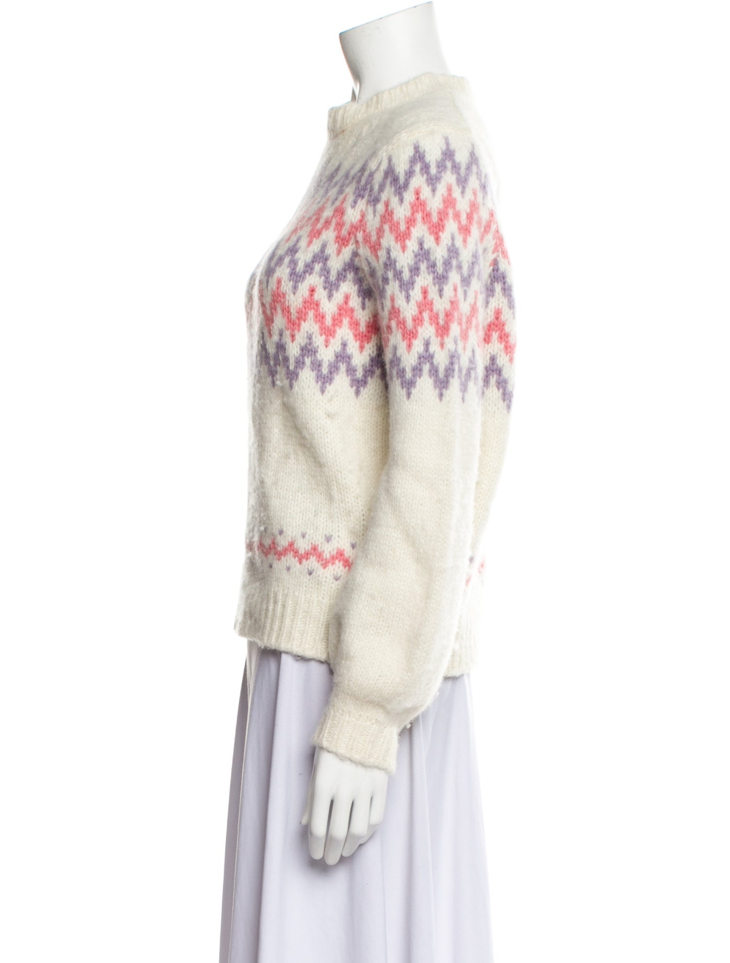 Chinti and Parker Alpaca Printed Sweater