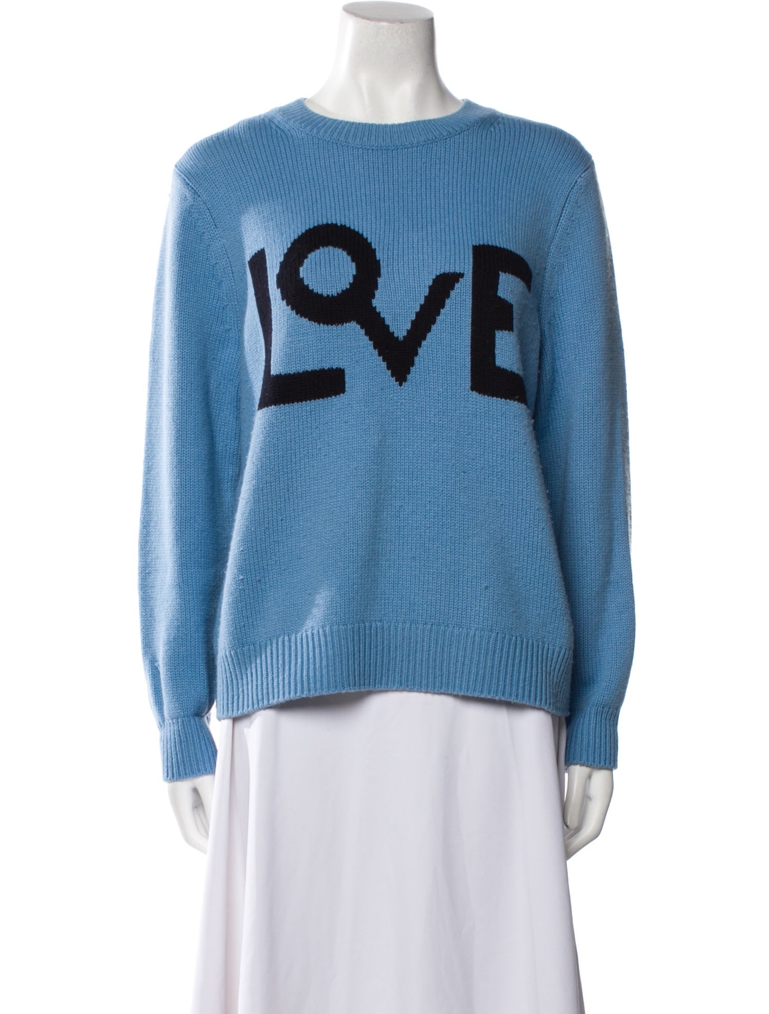 Chinti and Parker Wool Graphic Print Sweater