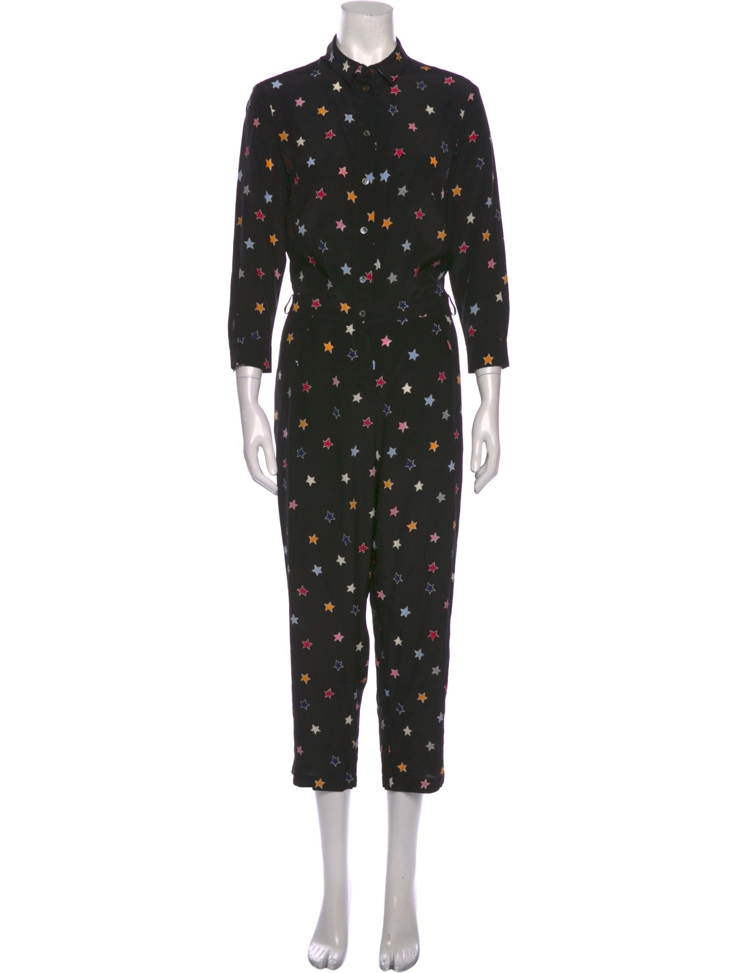 Chinti and Parker Silk Printed Jumpsuit