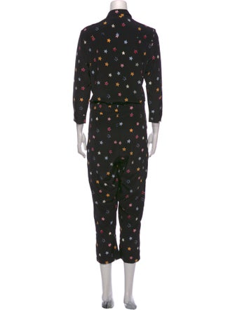 Chinti and Parker Silk Printed Jumpsuit