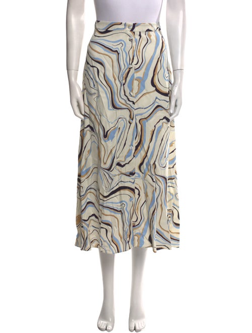 Chinti and Parker Printed Midi Length Skirt