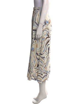 Chinti and Parker Printed Midi Length Skirt