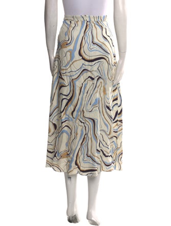 Chinti and Parker Printed Midi Length Skirt