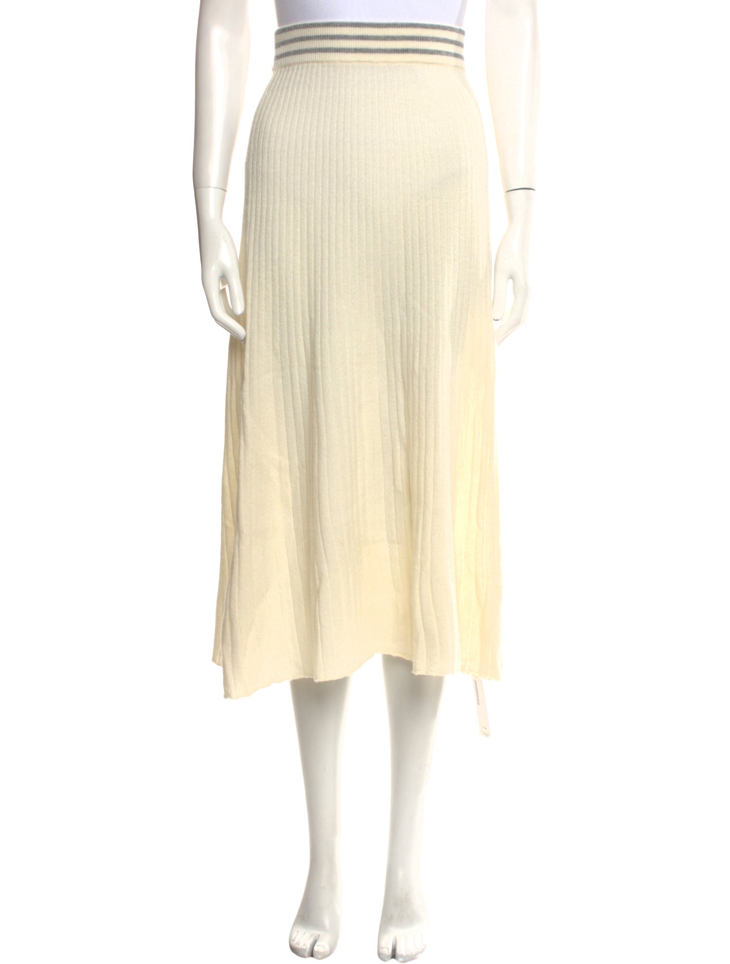 Chinti and Parker Merino Wool Midi Length Skirt