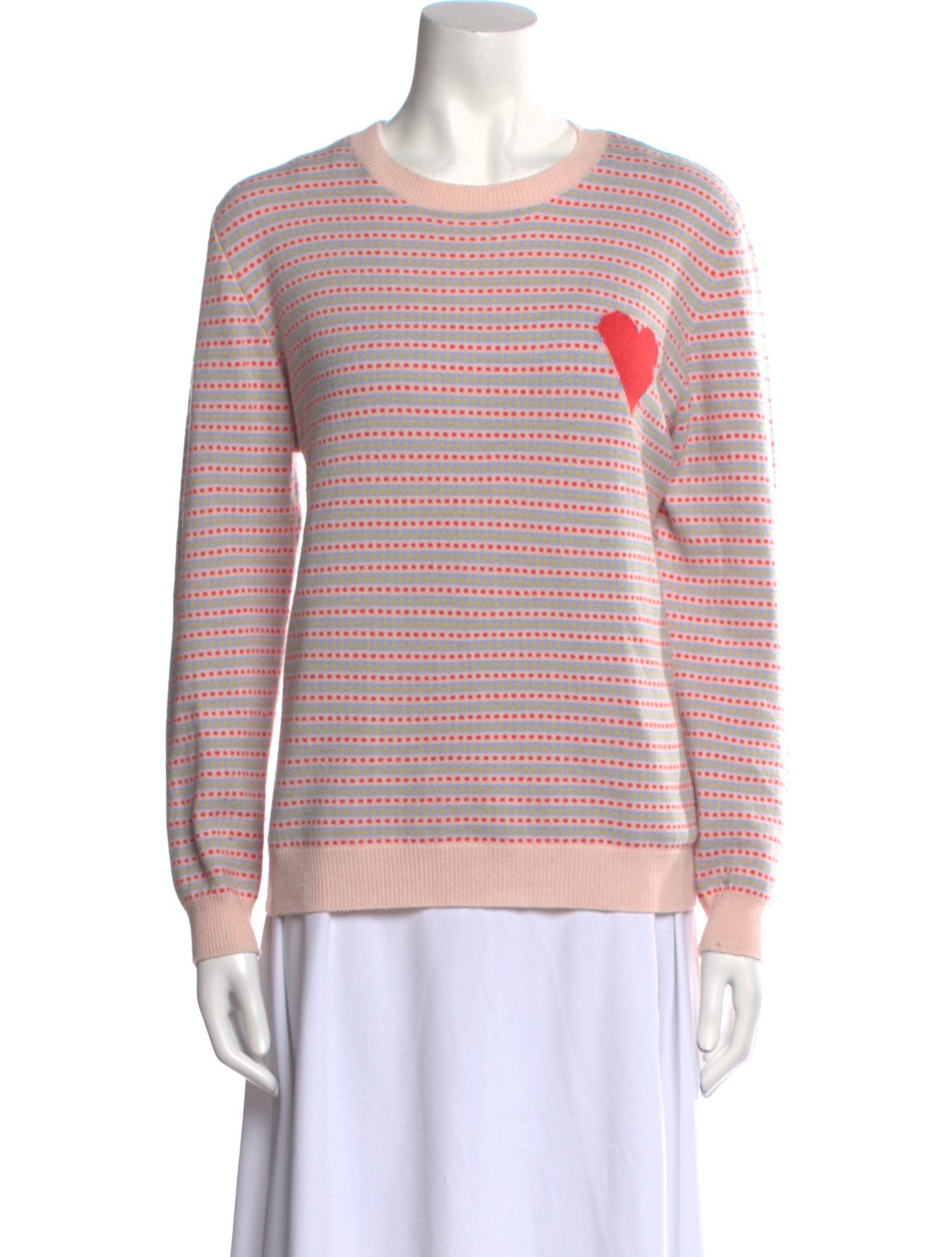 Chinti and Parker Cashmere Striped Sweater