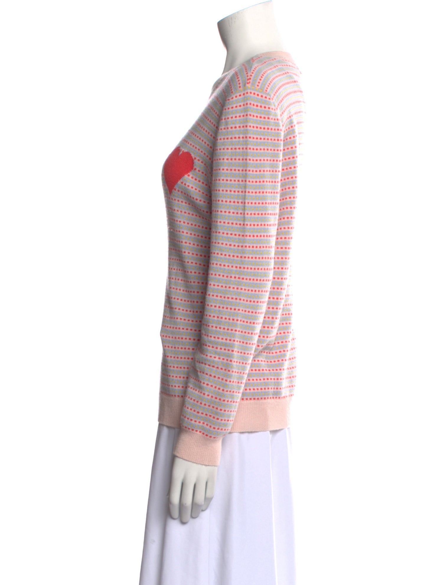 Chinti and Parker Cashmere Striped Sweater