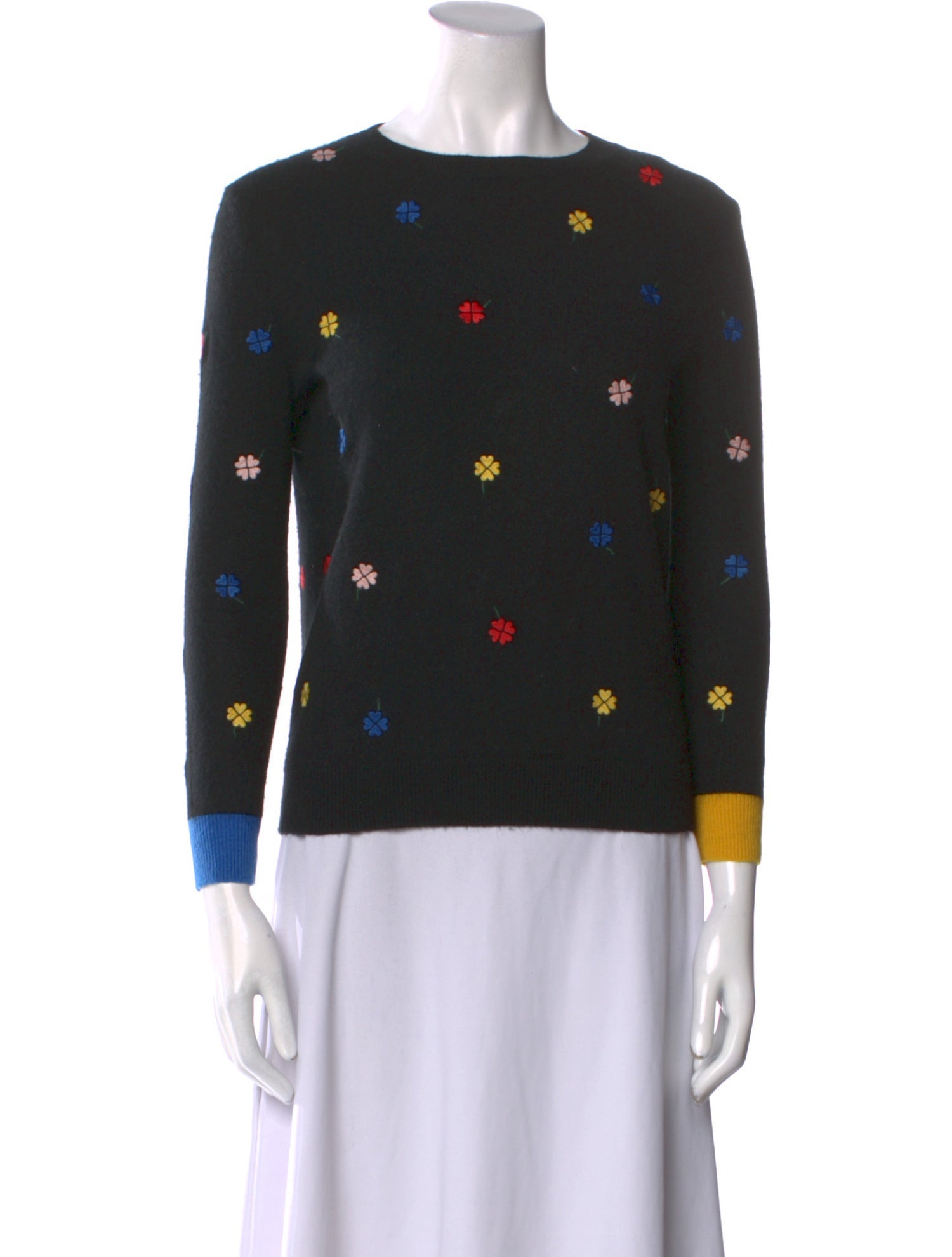 Chinti and Parker Wool Printed Sweater