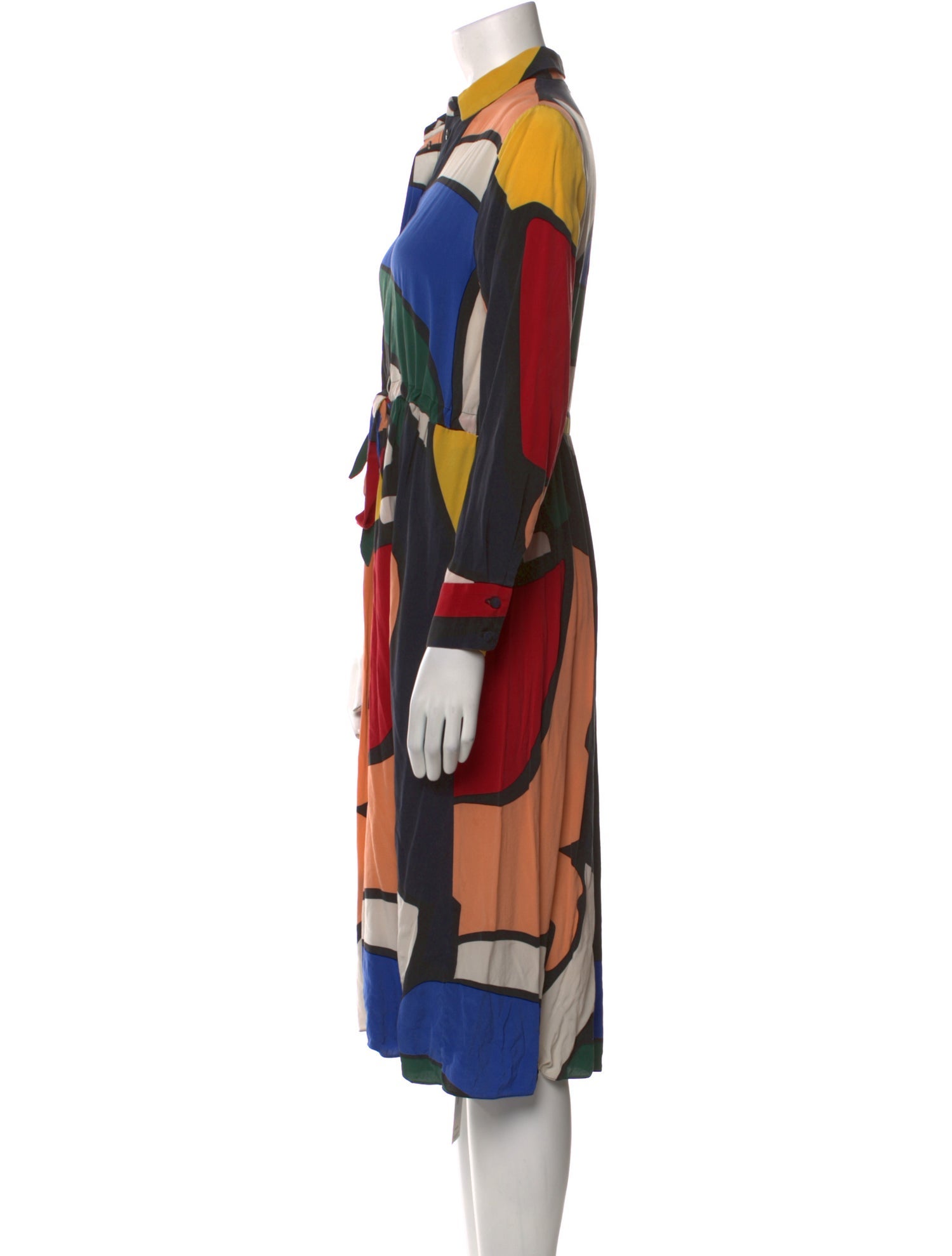 Chinti and Parker Silk Midi Length Dress