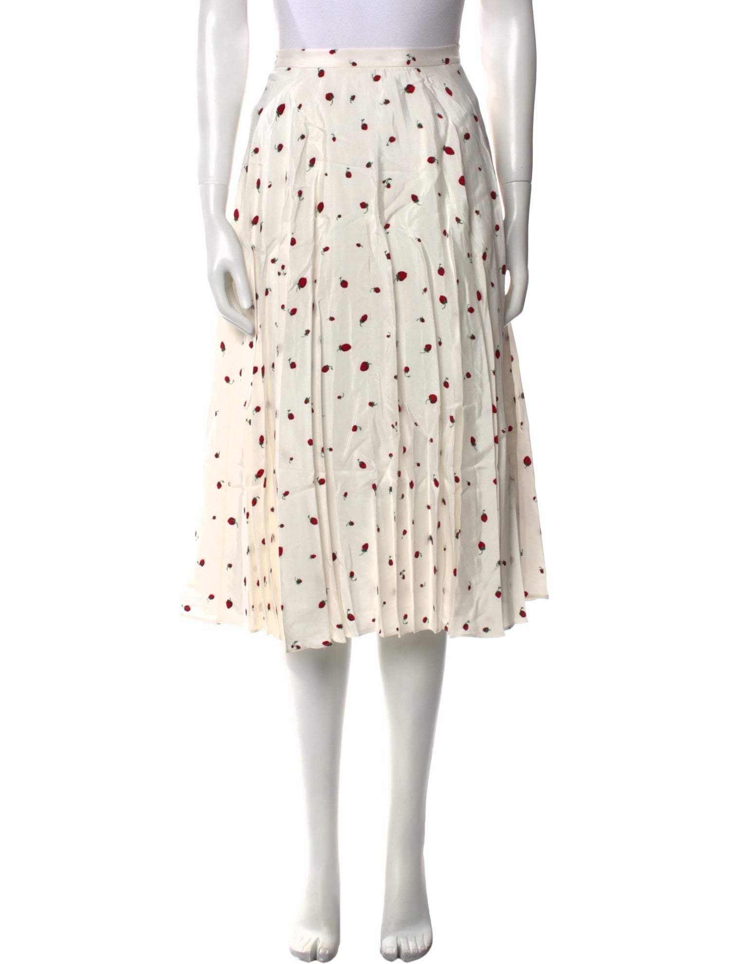 Chinti and Parker Silk Knee-Length Skirt