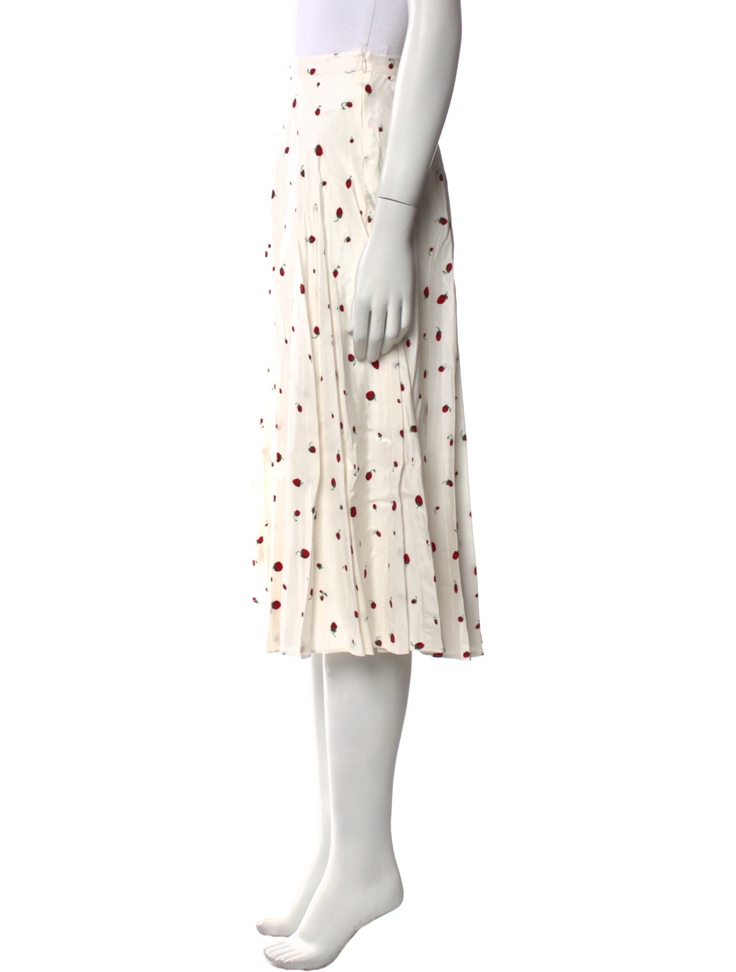 Chinti and Parker Silk Knee-Length Skirt