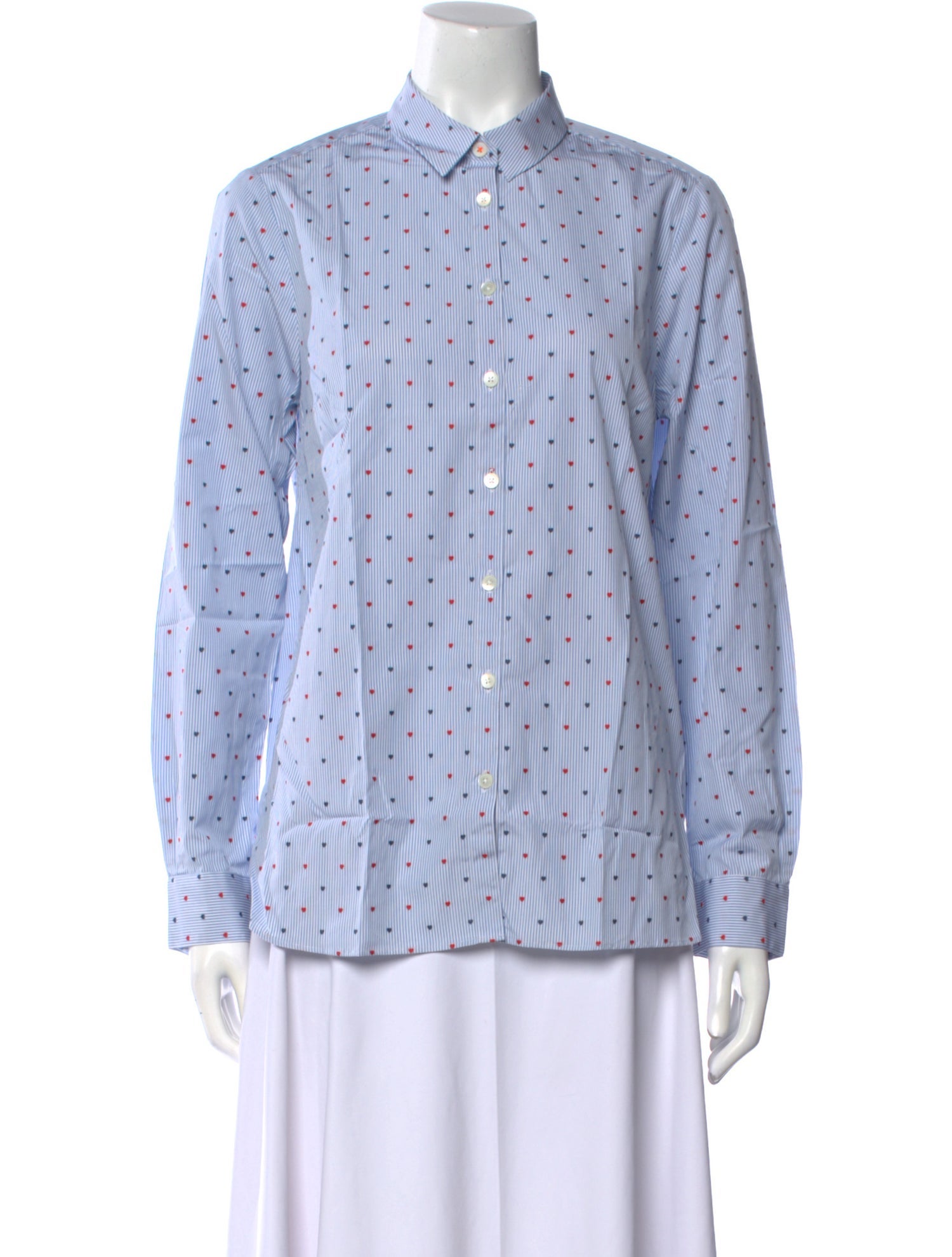 Chinti and Parker Printed Long Sleeve Button-Up Top w/ Tags
