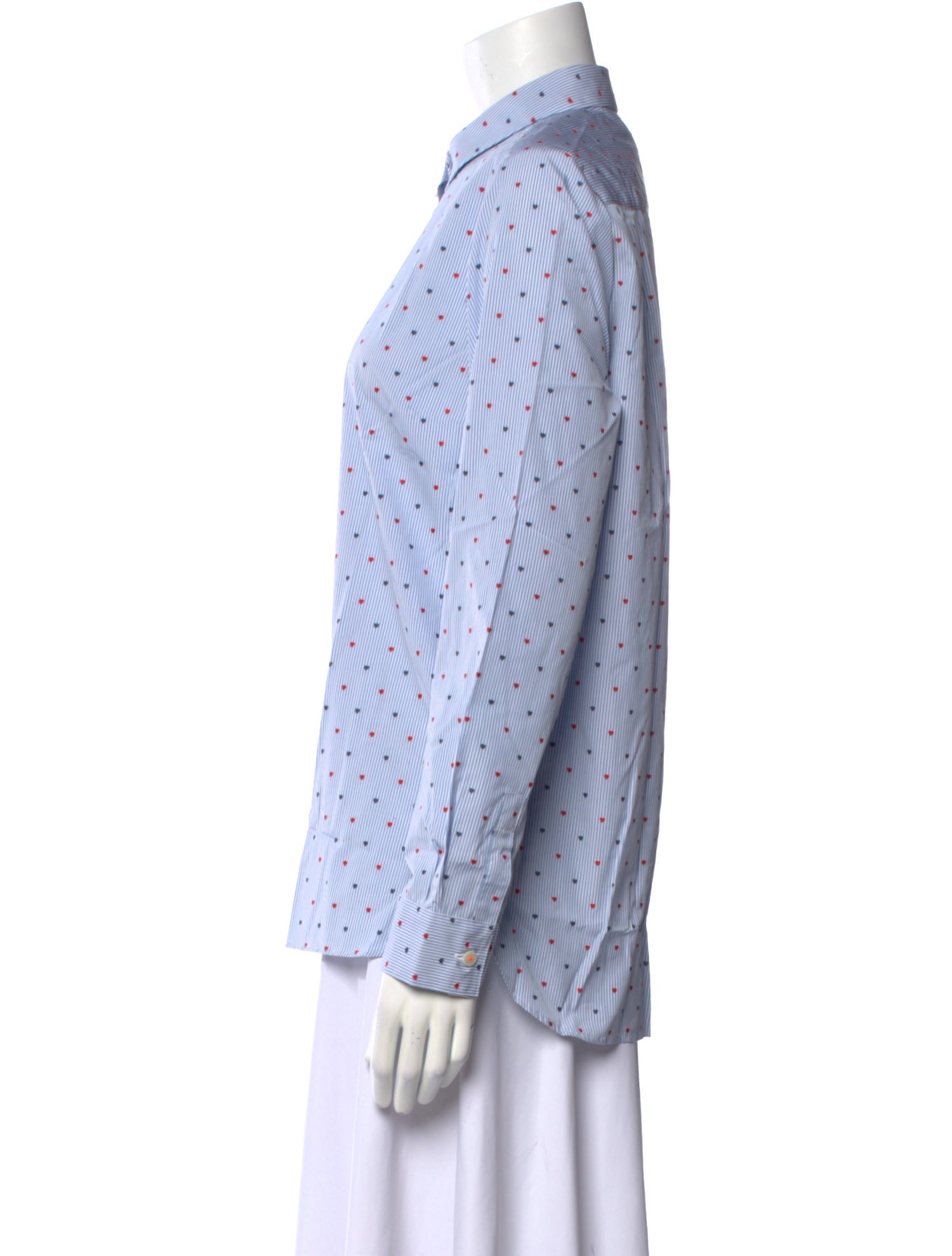 Chinti and Parker Printed Long Sleeve Button-Up Top w/ Tags