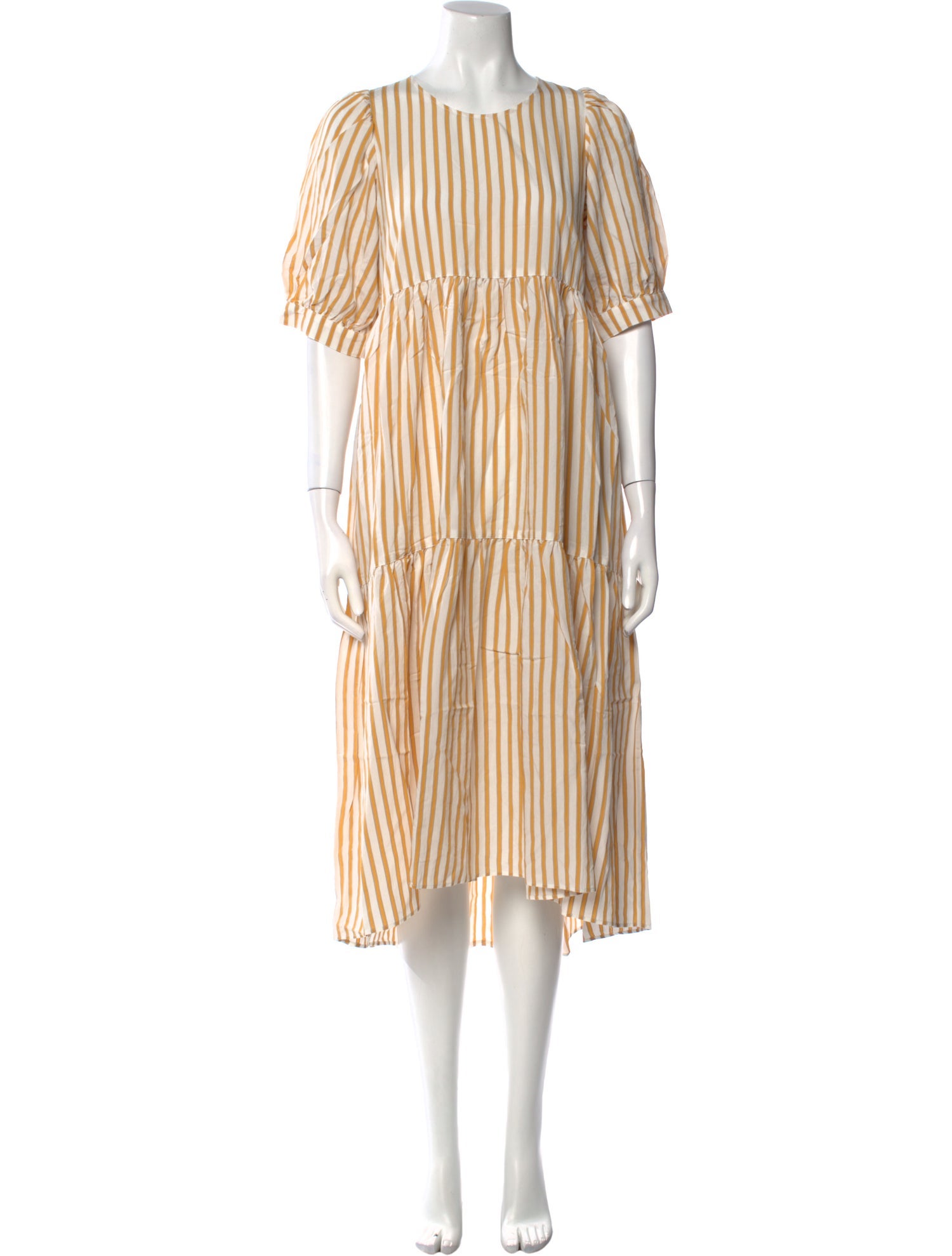Chinti and Parker Striped Midi Length Dress w/ Tags