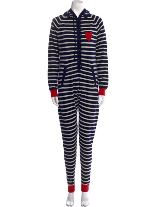 Chinti and Parker Cashmere Striped Jumpsuit