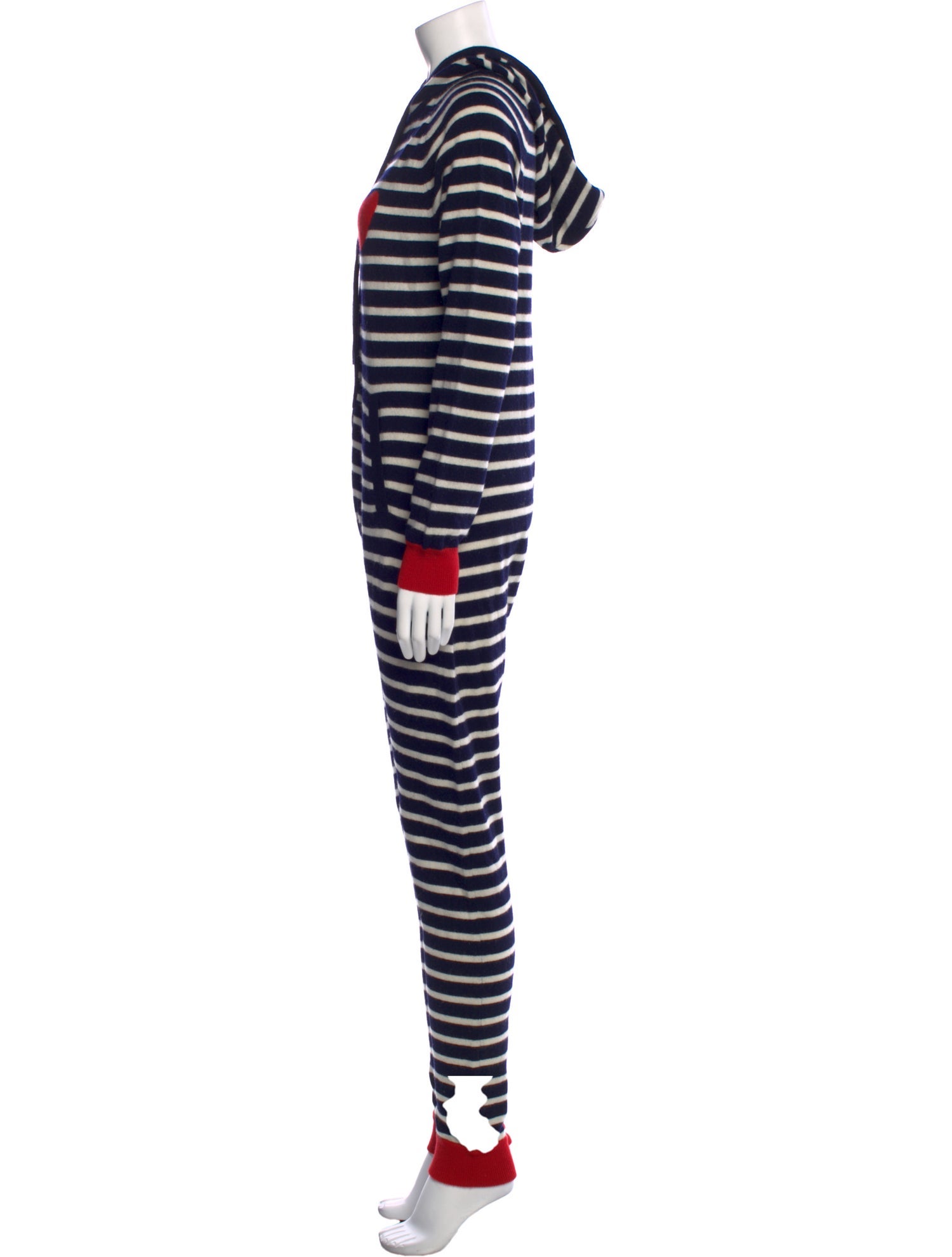 Chinti and Parker Cashmere Striped Jumpsuit