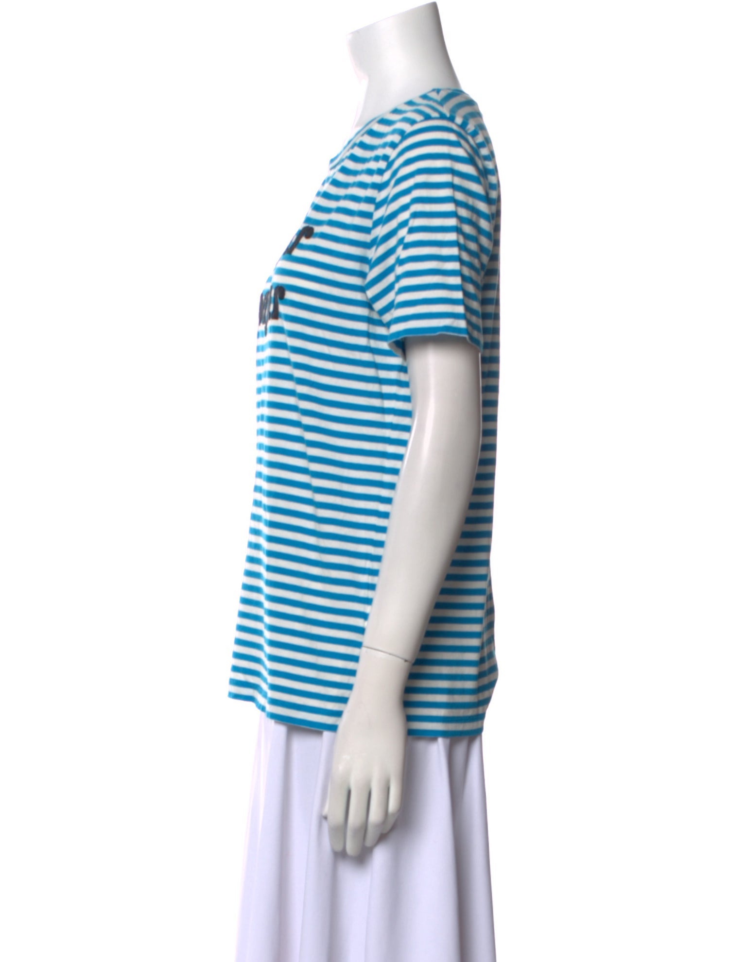 Chinti and Parker Striped Crew Neck T-Shirt