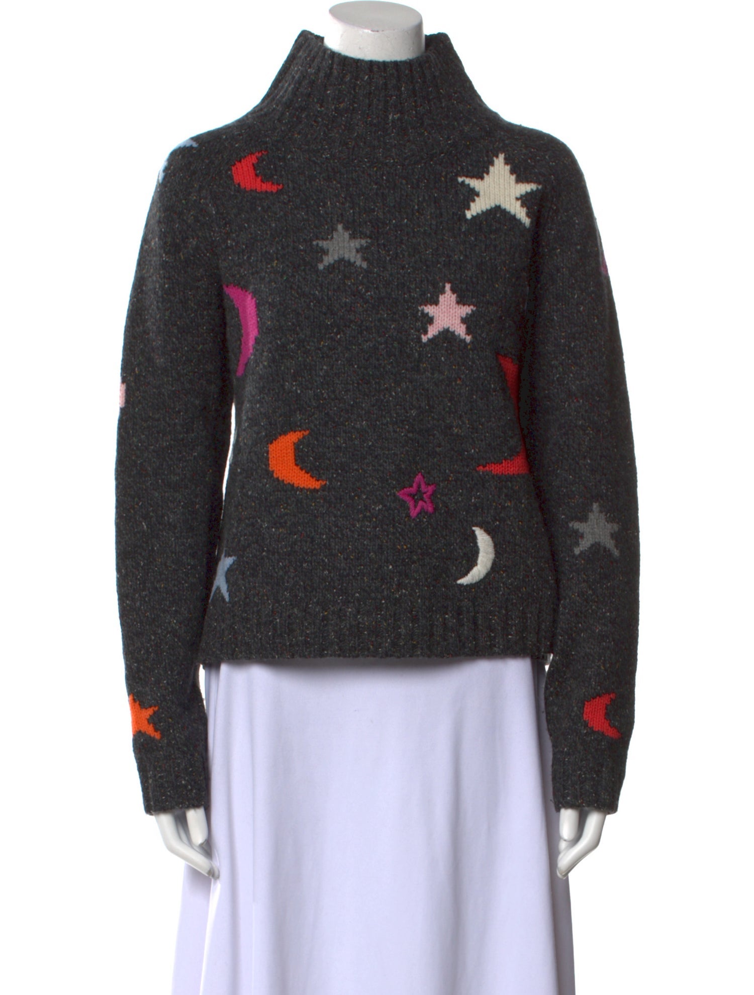 Chinti and Parker Lambswool Printed Sweater