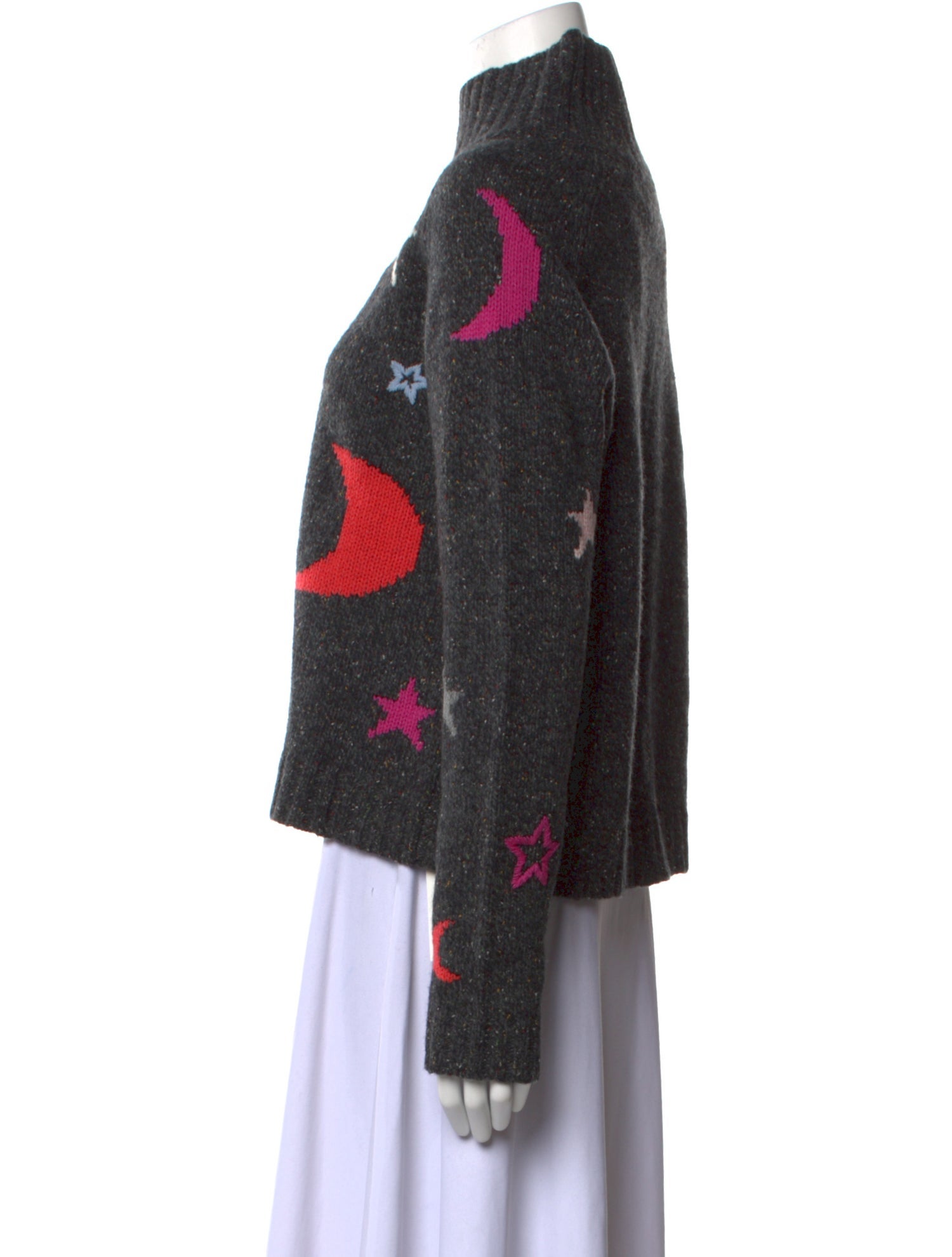 Chinti and Parker Lambswool Printed Sweater