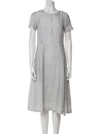 Chinti and Parker Linen Midi Length Dress