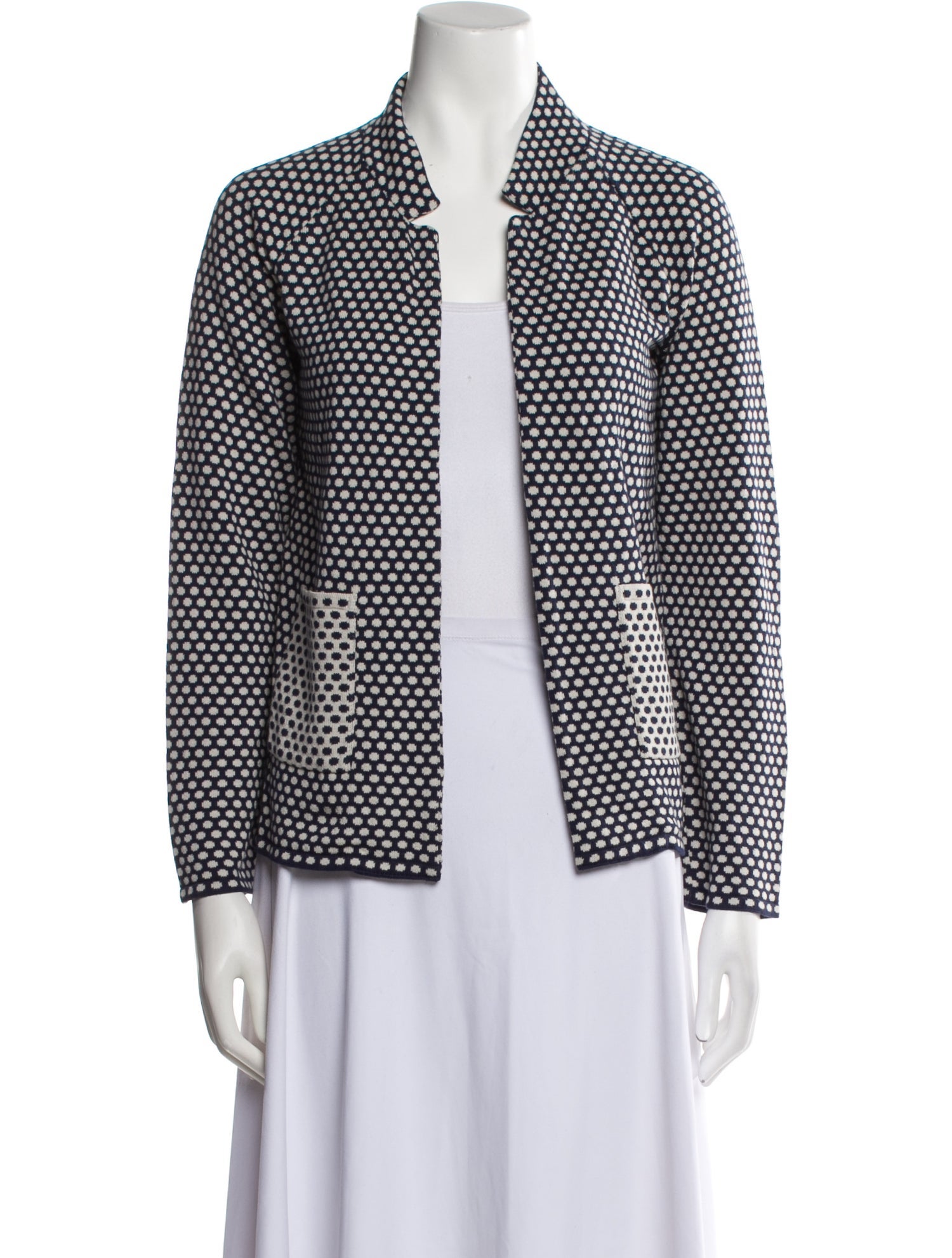 Chinti and Parker Polka Dot Print Blazer