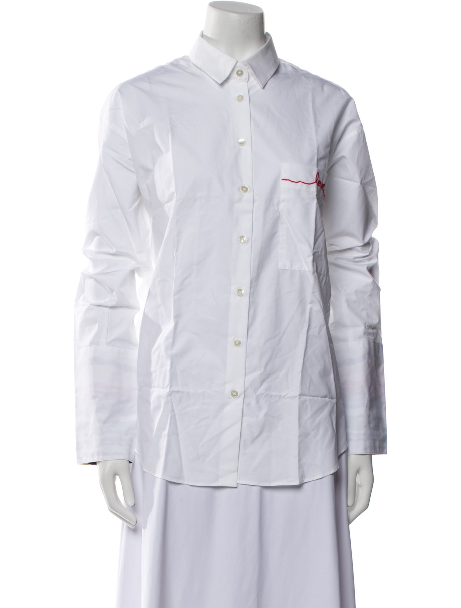 Chinti and Parker Long Sleeve Button-Up Top