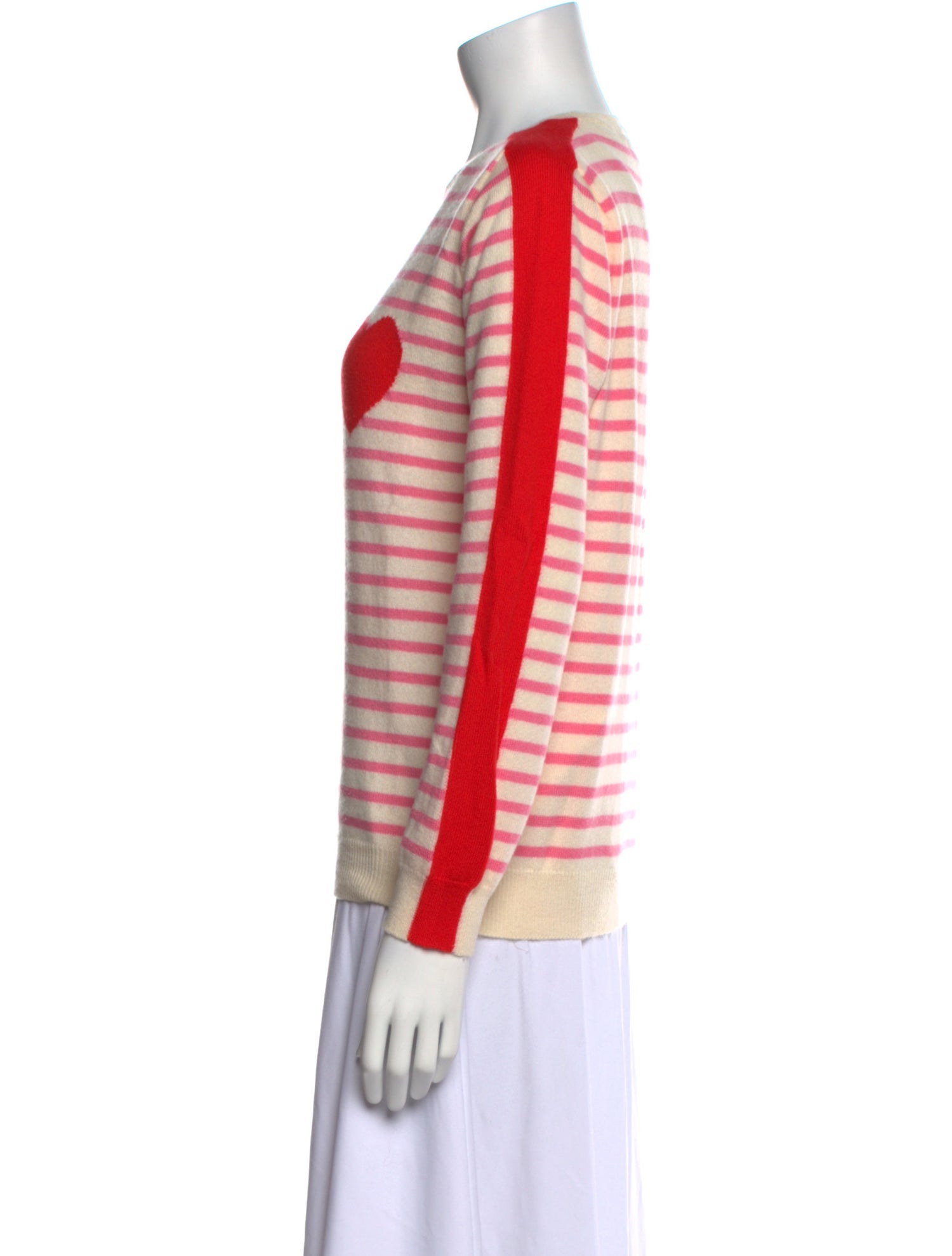 Chinti and Parker Cashmere Striped Sweater