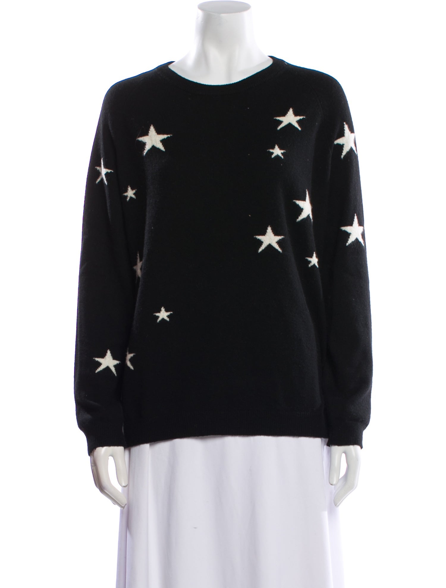 Chinti and Parker Cashmere Printed Sweater