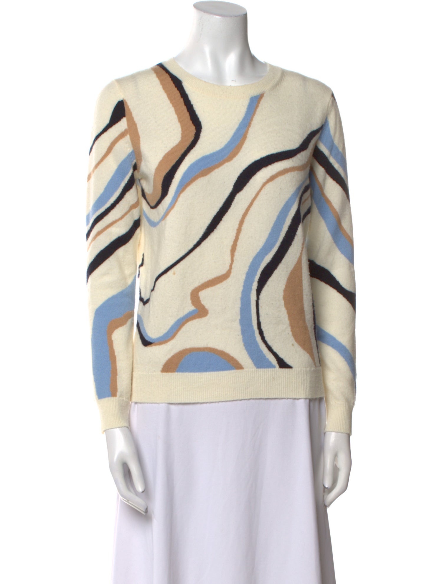 Chinti and Parker Wool Printed Sweater