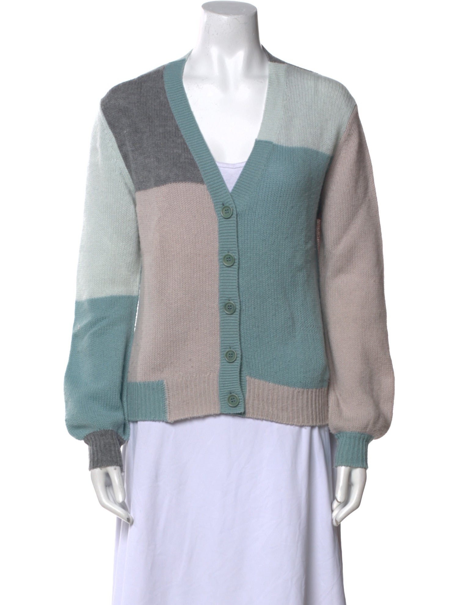Chinti and Parker Wool Colorblock Pattern Sweater