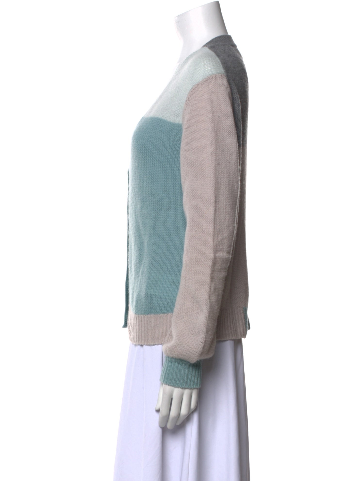 Chinti and Parker Wool Colorblock Pattern Sweater