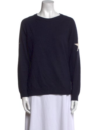 Chinti and Parker Wool Scoop Neck Sweater