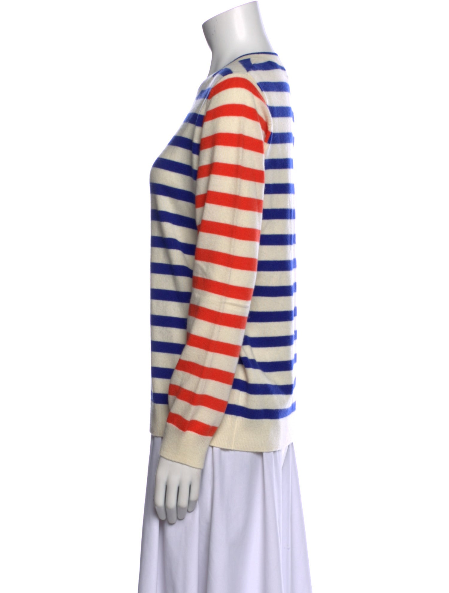 Chinti and Parker Wool Striped Sweater