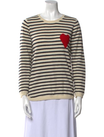 Chinti and Parker Cashmere Striped Sweater