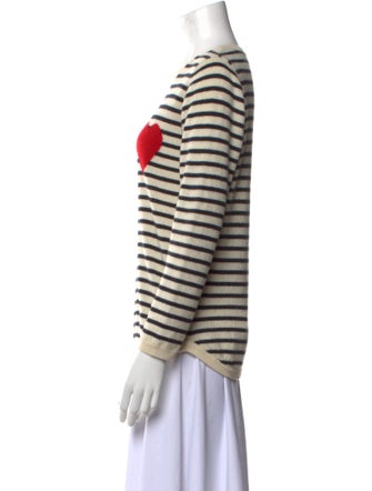 Chinti and Parker Cashmere Striped Sweater