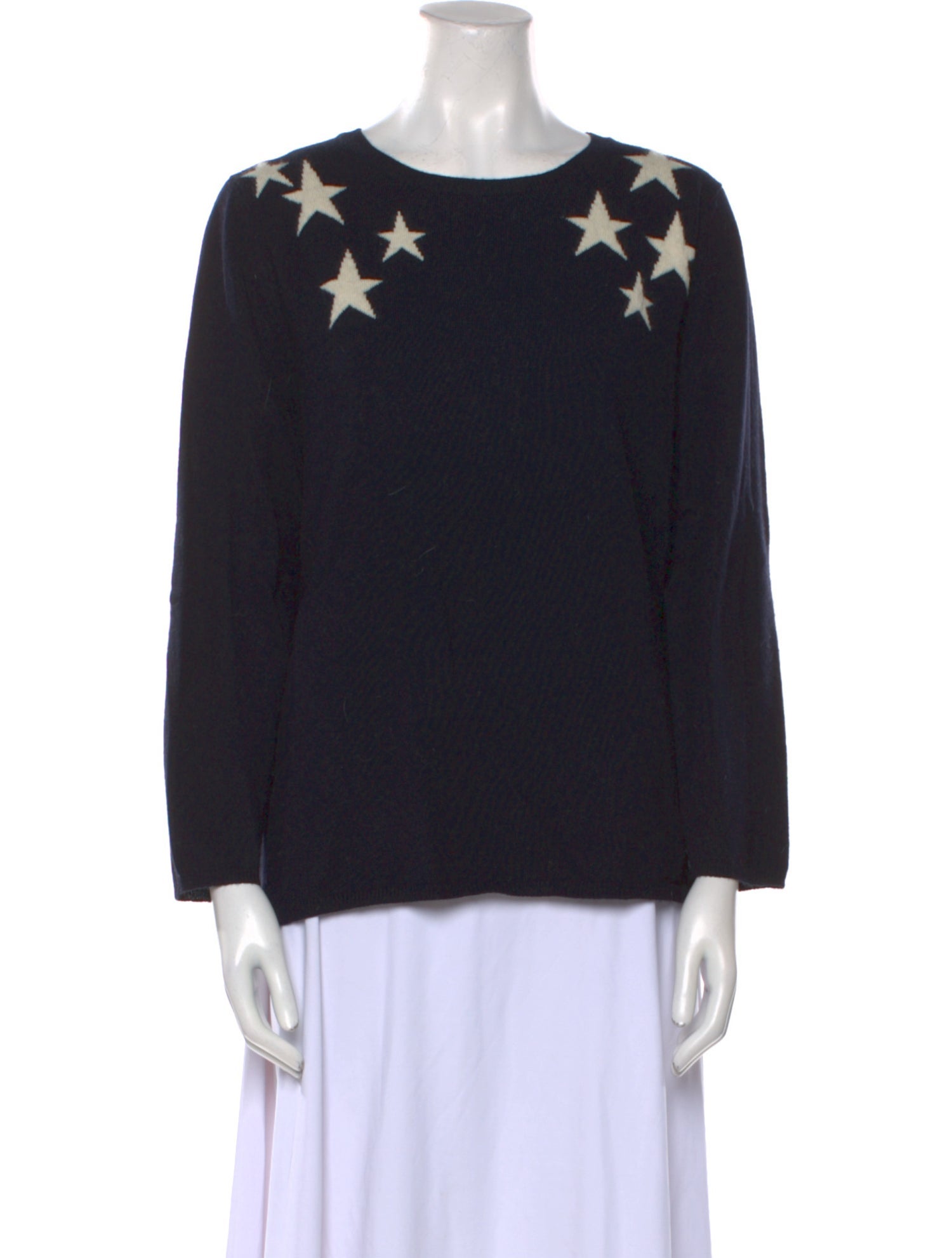 Chinti and Parker Cashmere Printed Sweater