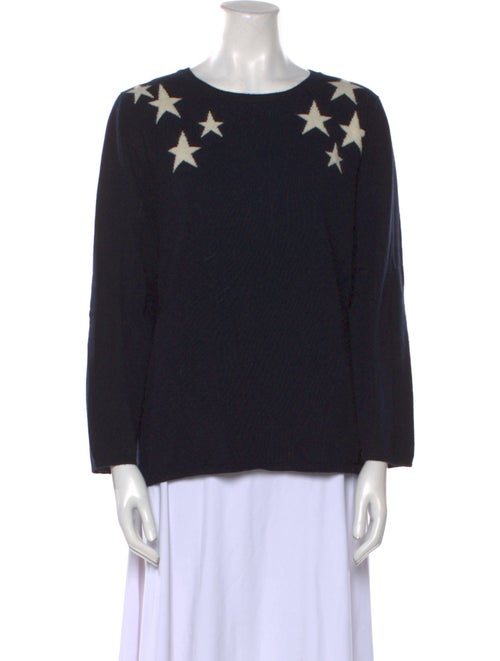 Chinti and Parker Cashmere Printed Sweater