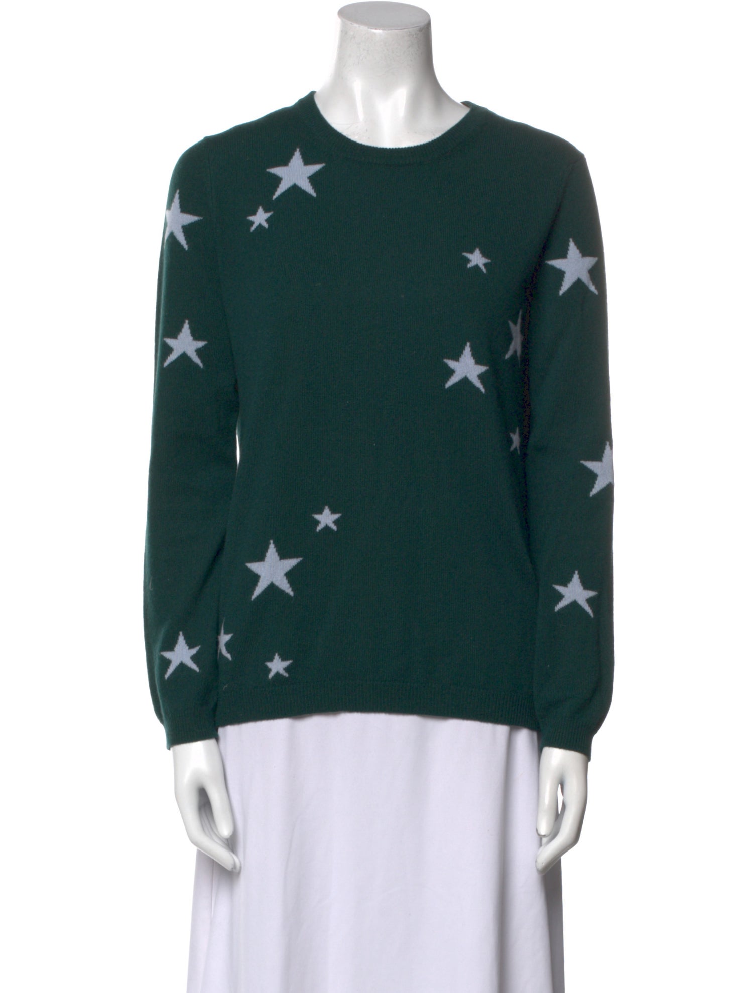Chinti and Parker Cashmere Printed Sweater
