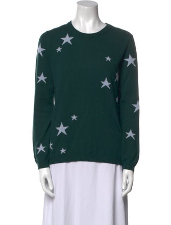 Chinti and Parker Cashmere Printed Sweater
