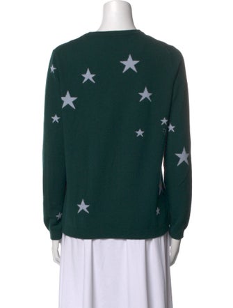 Chinti and Parker Cashmere Printed Sweater