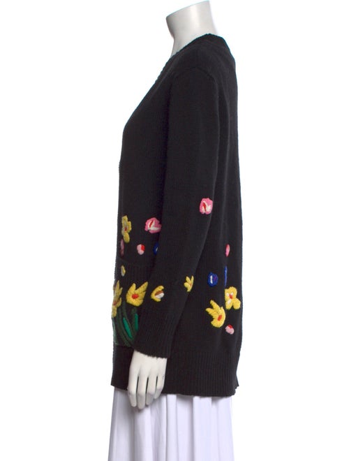 Chinti and Parker Wool Graphic Print Sweater