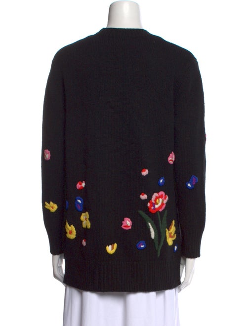 Chinti and Parker Wool Graphic Print Sweater