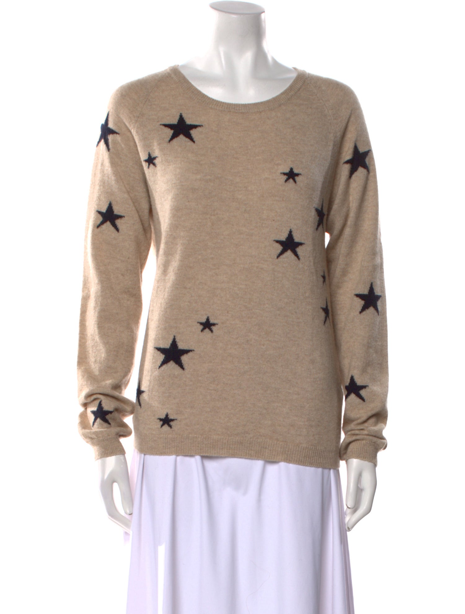 Chinti and Parker Cashmere Printed Sweater
