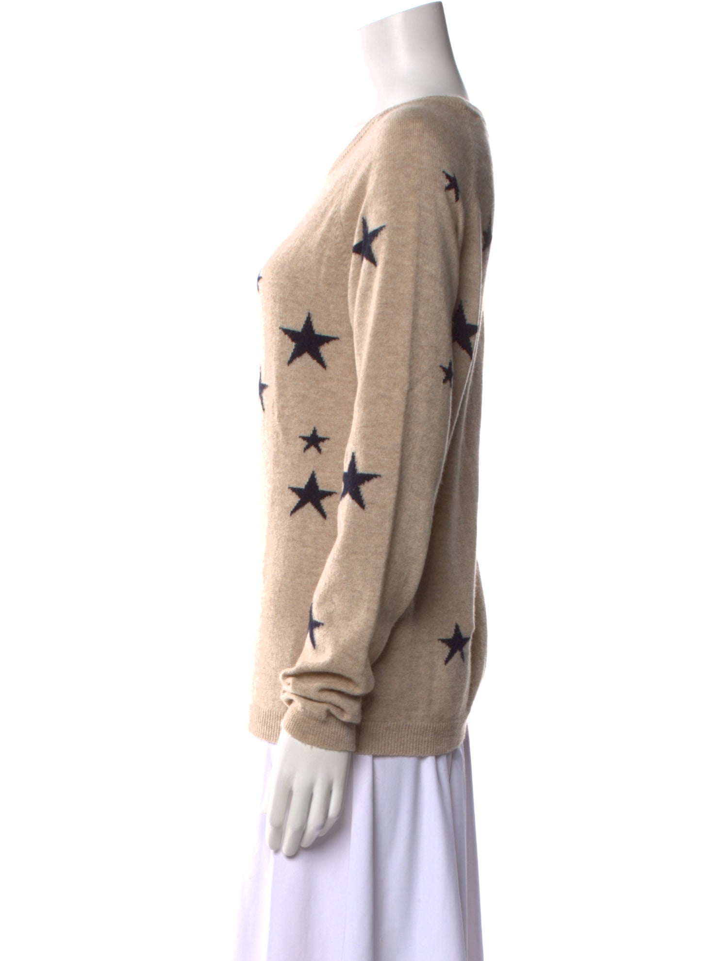 Chinti and Parker Cashmere Printed Sweater