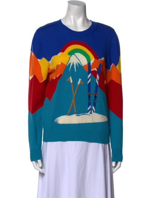 Chinti and Parker Wool Printed Sweater