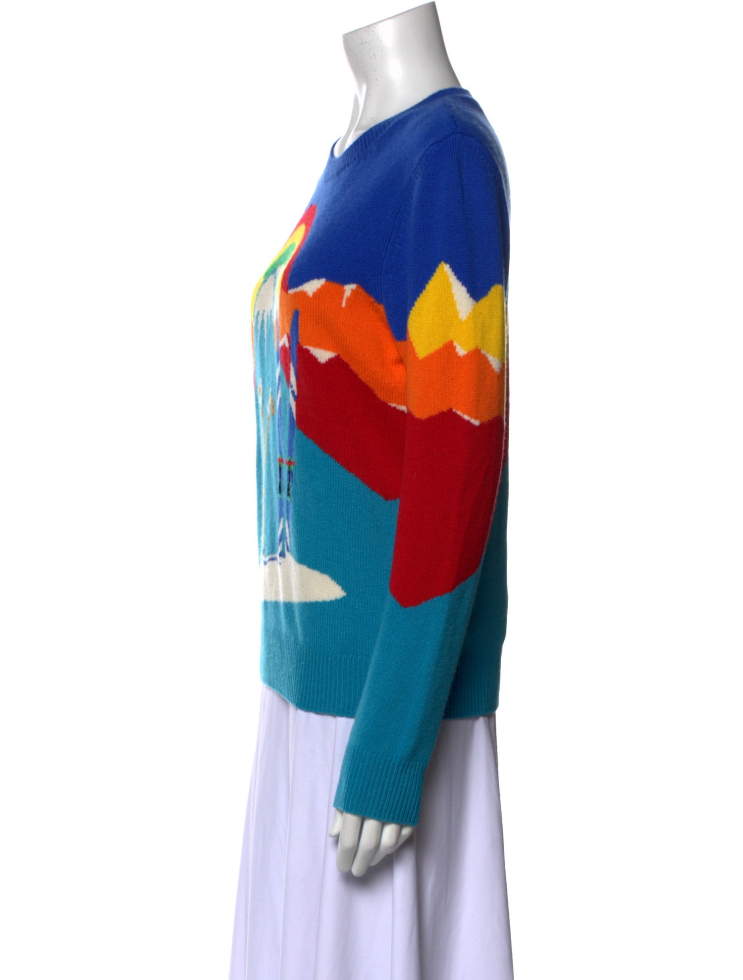 Chinti and Parker Wool Printed Sweater