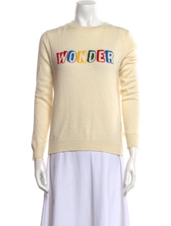 Chinti and Parker Cashmere Graphic Print Sweater