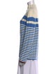 Chinti and Parker Striped Mock Neck Sweater